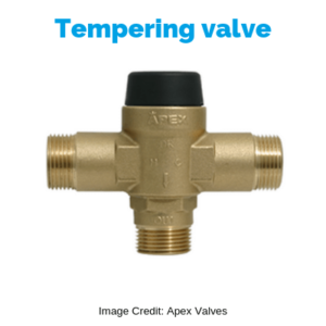 hot water cylinder tempering valve